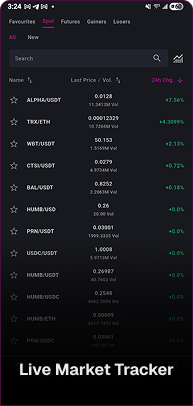 HUMB Live Market Tracker