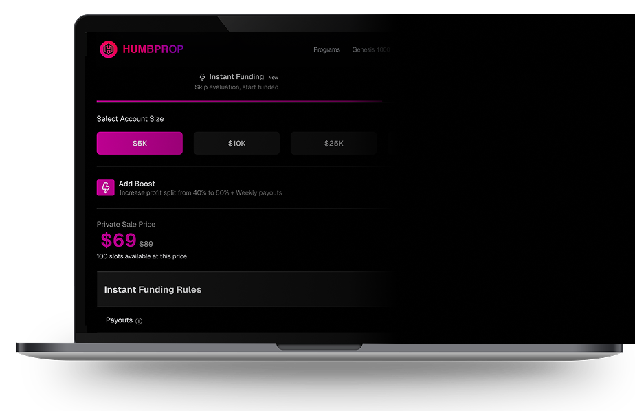 HUMB Prop Trading Platform