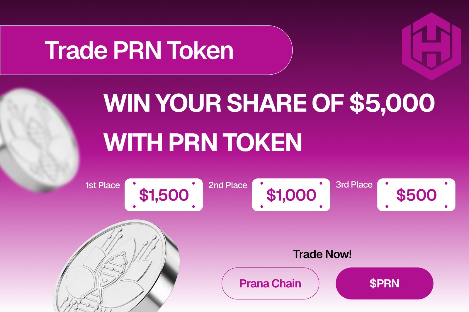 WIN YOUR SHARE OF $5,000 WITH PRN TOKEN